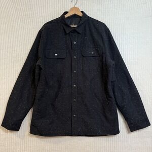 Marc Anthony Snap Button Jacket Men's Size Large Black Pockets NWOT